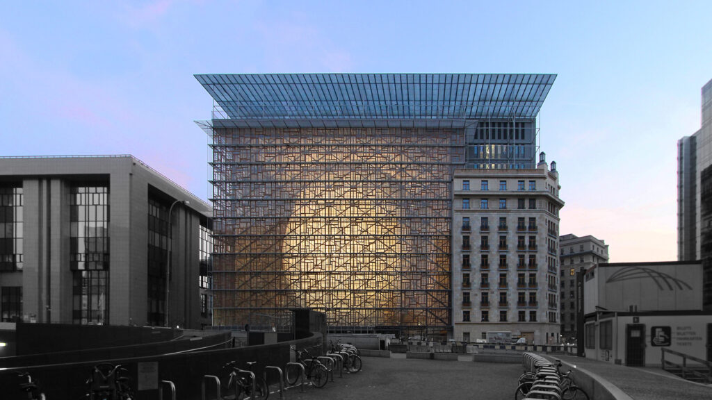Picture of the european union headquarters in brussels